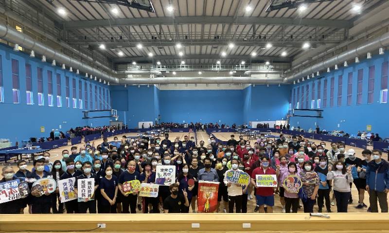 111年臺南市國立高級中等學校教職員工自強盃桌球錦標賽
